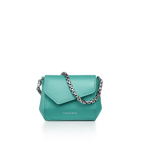 Tiffany T Nano Bag in Tiffany Blue® Leather.